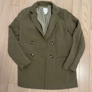 H&M linen blazer
